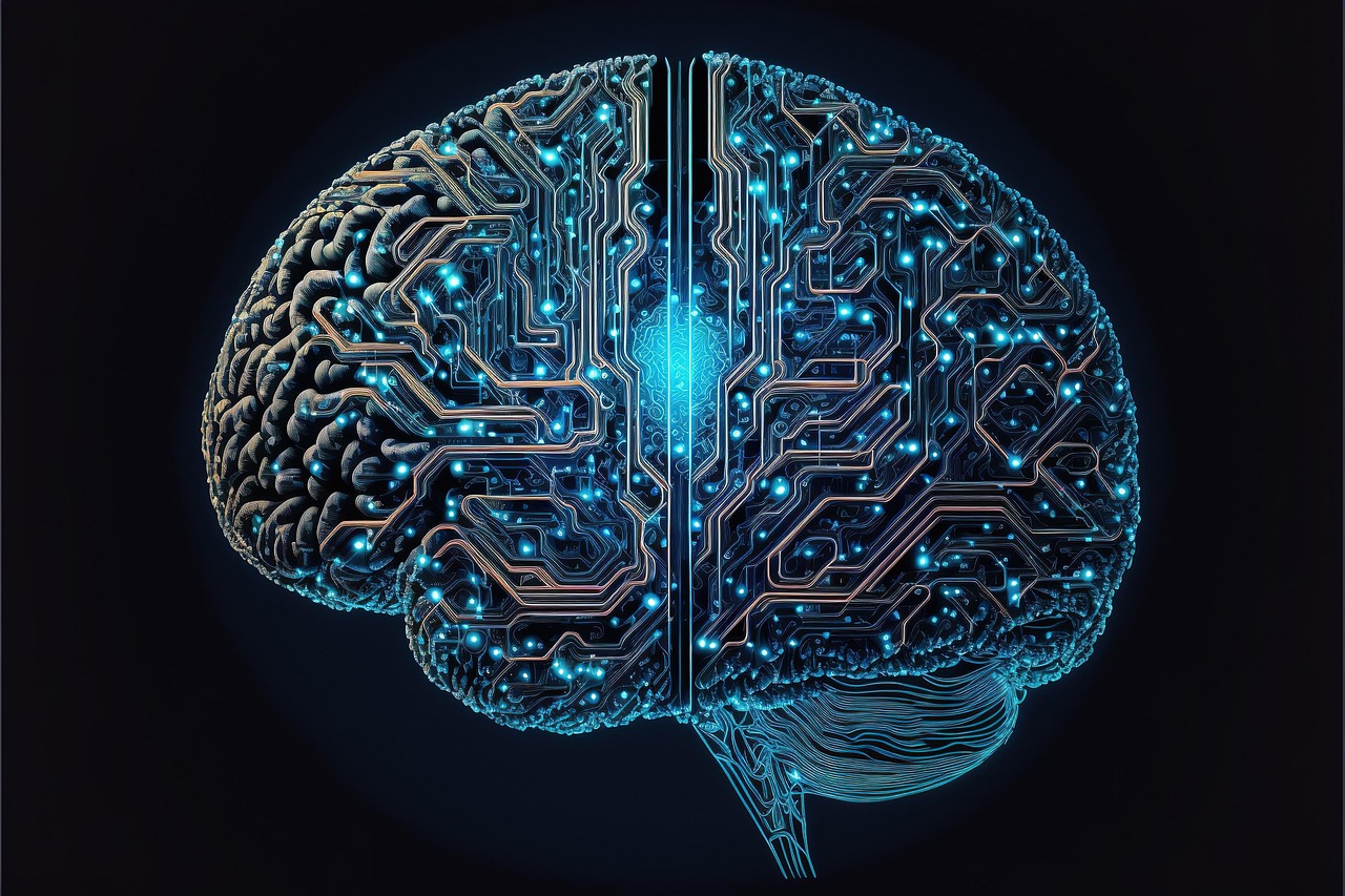 Cyber brain, computer, brain — illustrating GLP-1 Receptor Agonists in the Brain: Appetite and Beyond