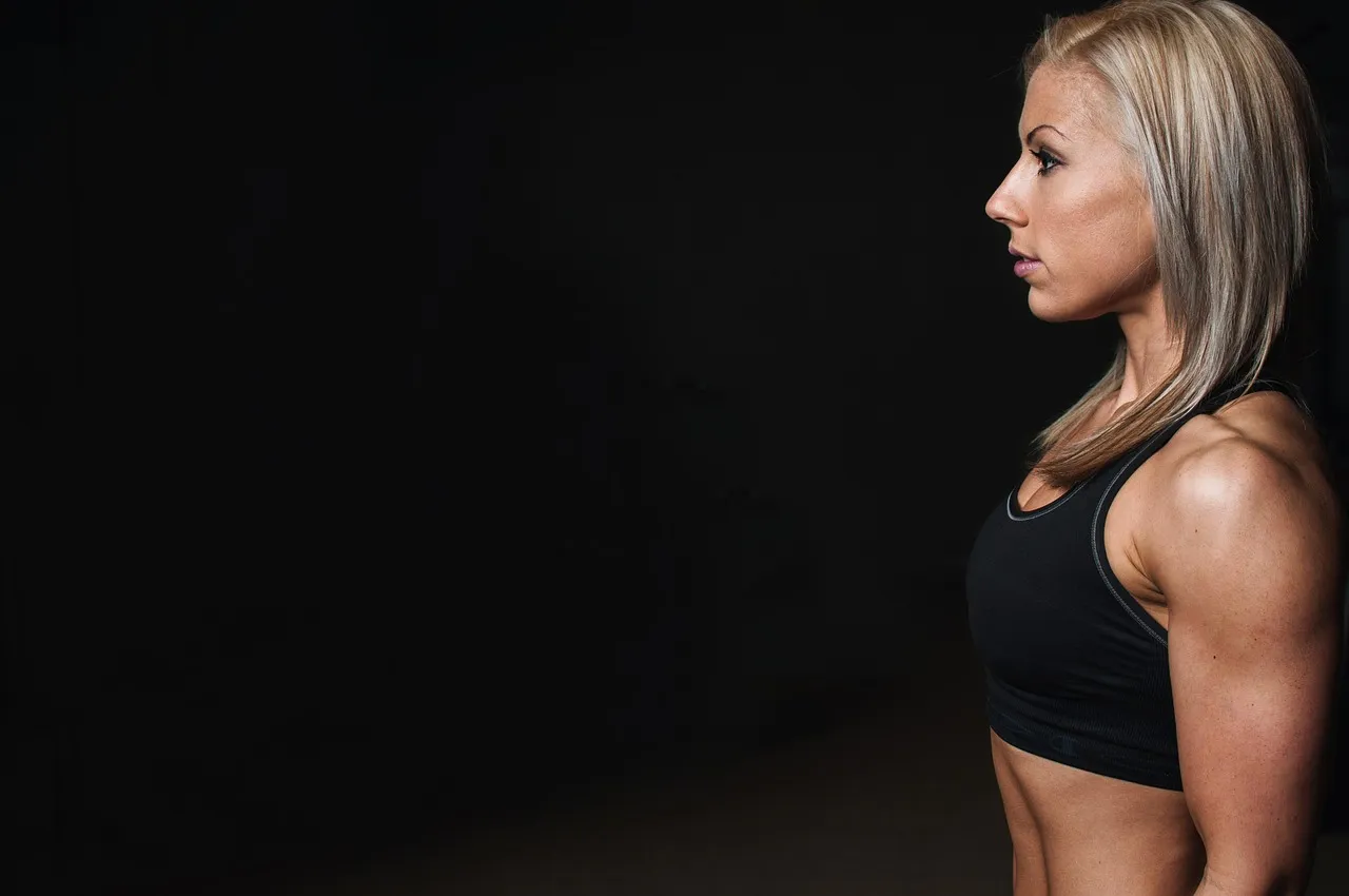 Training, side face, muscles — illustrating How Long Does Alcohol Stay in Your System? The Widmark Math