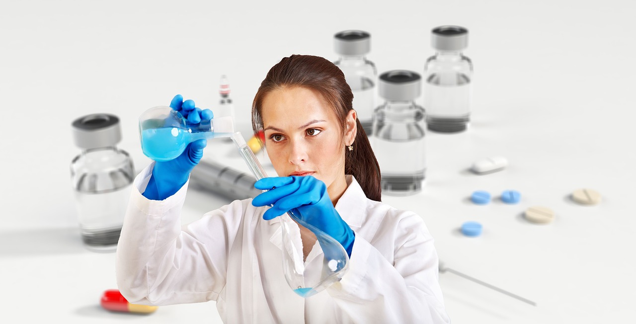 Vaccine, chemist, injection — illustrating How to Read a Peptide Study Without Getting Fooled