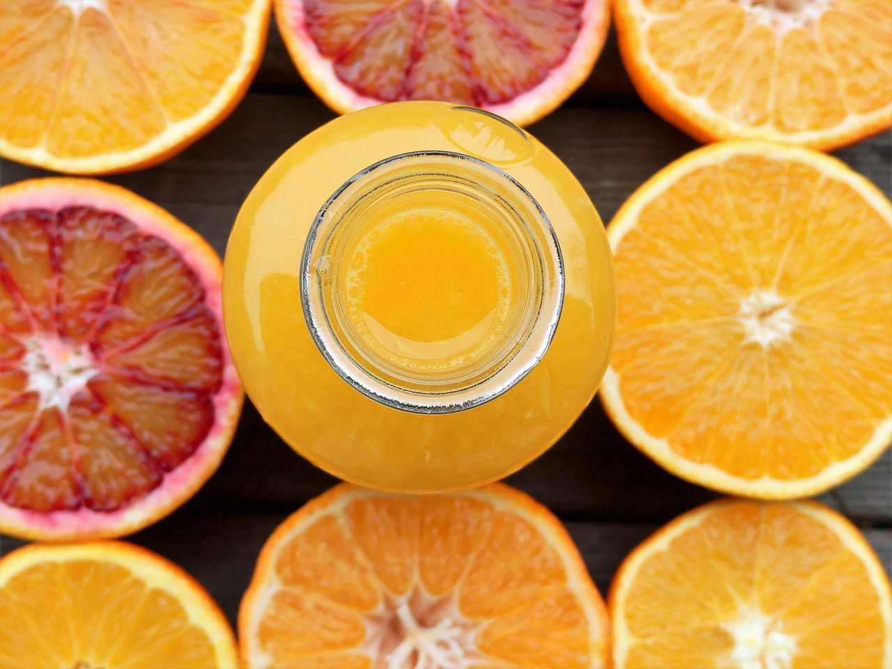 Fruit, juice, citrus fruits — illustrating Inflammation Markers: hs-CRP and Aging