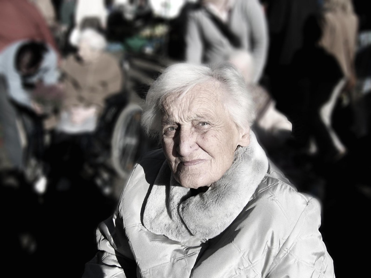 Woman, elderly, portrait — illustrating Measuring Healthspan vs Lifespan