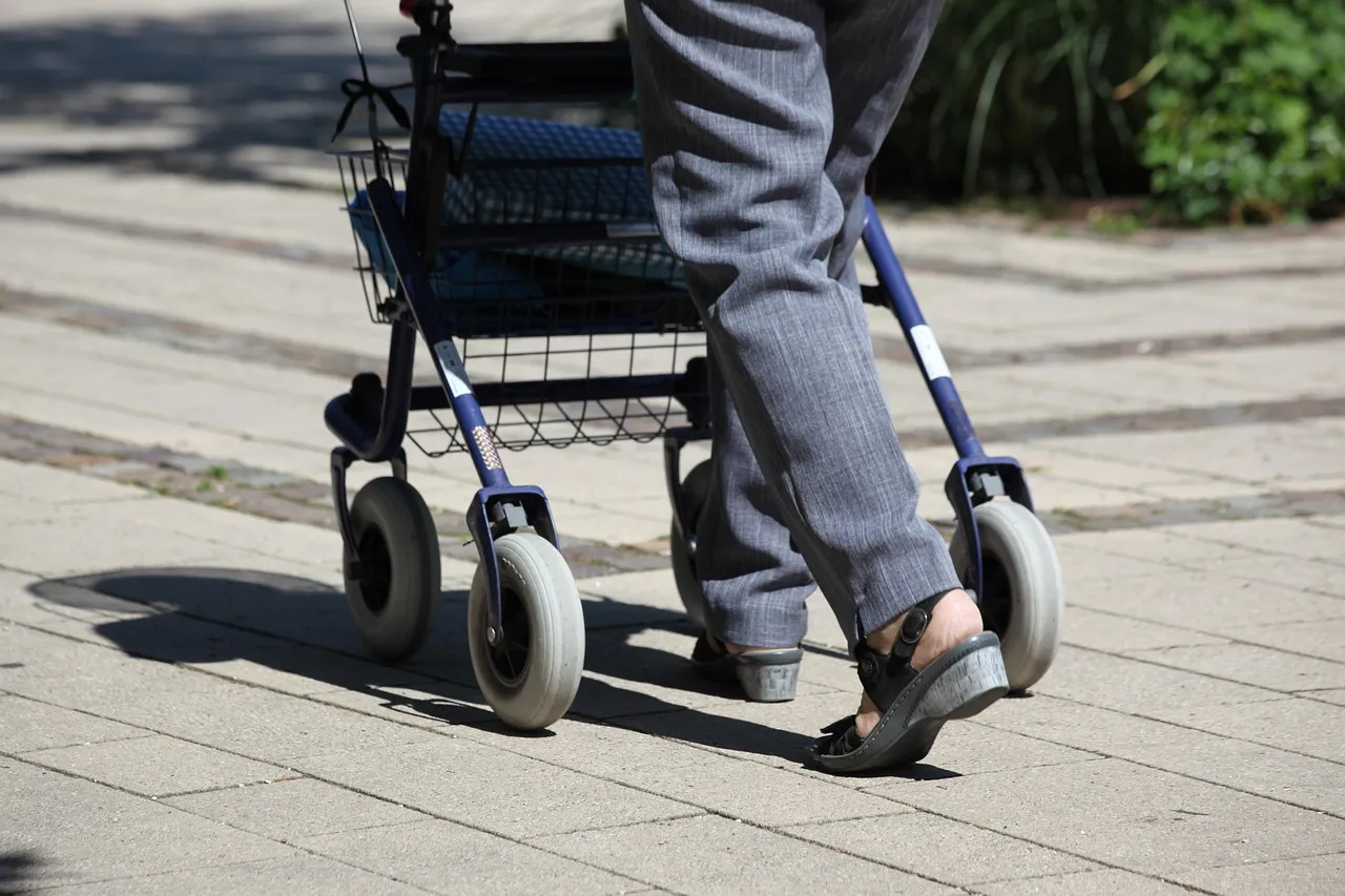 Rollator, senior, old human — illustrating Measuring Healthspan vs Lifespan