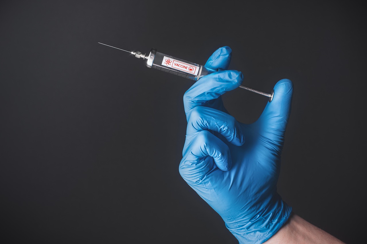 Vaccination, injection, covid — illustrating Reconstitution and Storage: The Science of Peptide Stability