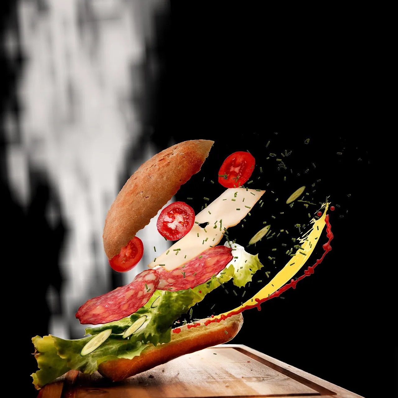 Sandwich, food, flying food — illustrating Semaglutide and Tirzepatide Titration Schedules: When to Step Up