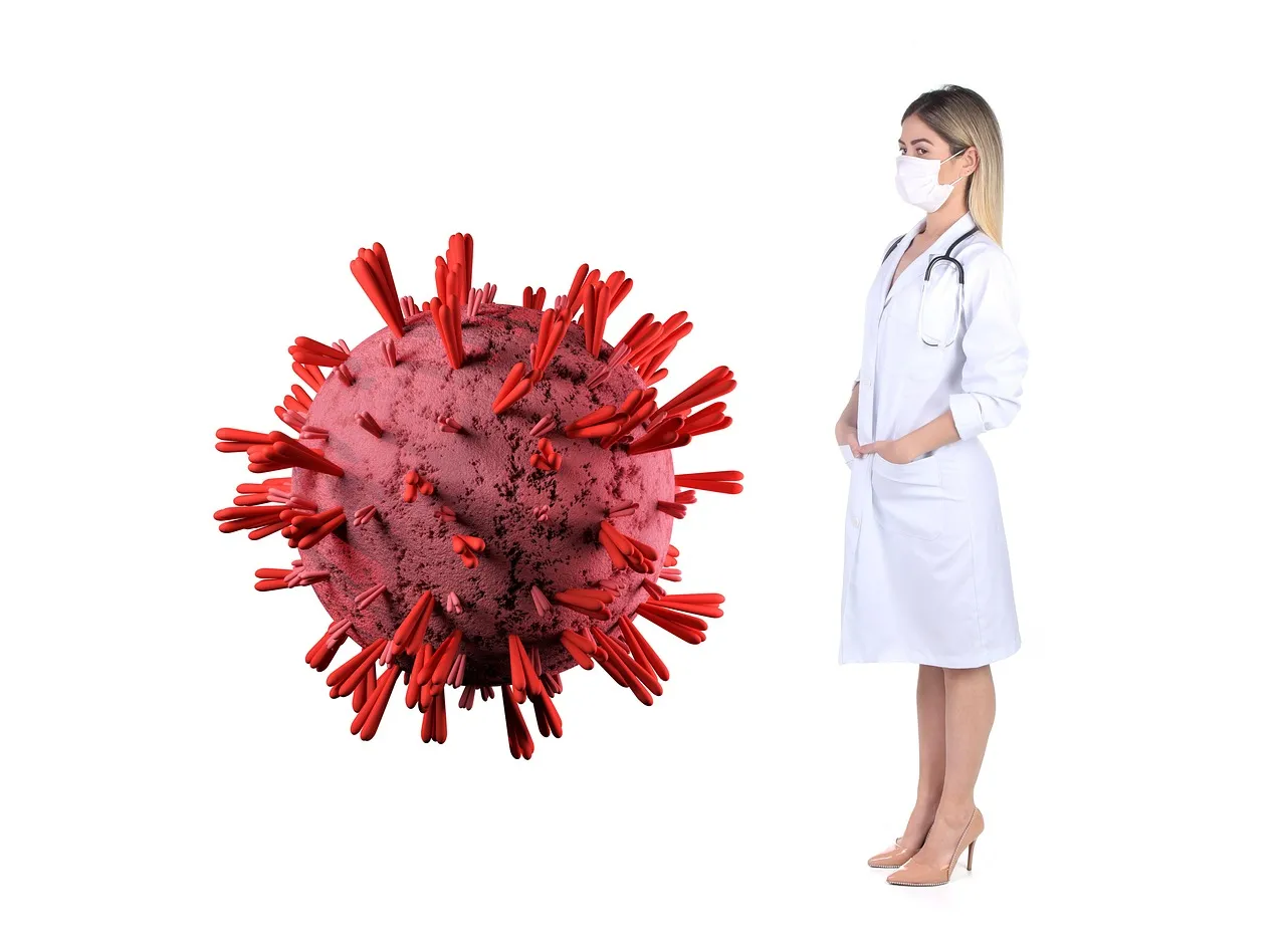 Coronavirus, cell, coronavirus cell — illustrating Telomeres and Aging: What They Do and Don't Tell Us