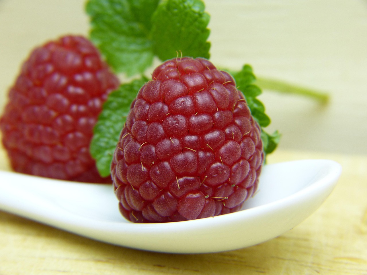Raspberry, mint, fruit — illustrating The Longevity Diet: What the Evidence Supports