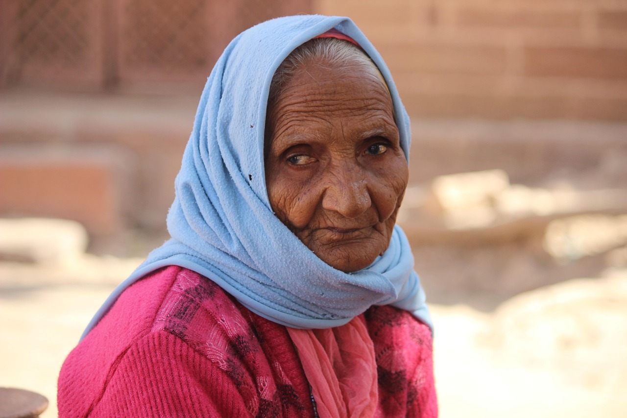 Old woman, elderly, senior — illustrating The Longevity Escape Velocity Debate