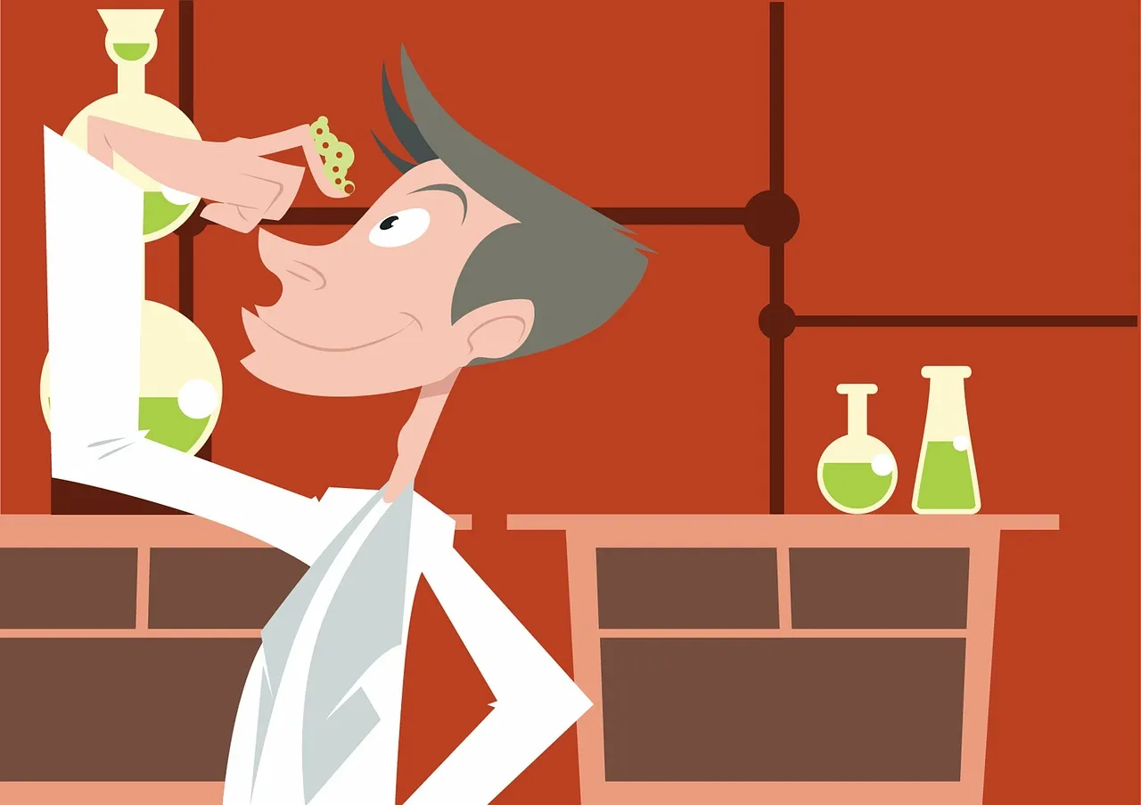 Scientist, laboratory, caterpillar — illustrating What the Numbers Mean: BPC-157, TB-500, GHRP-6