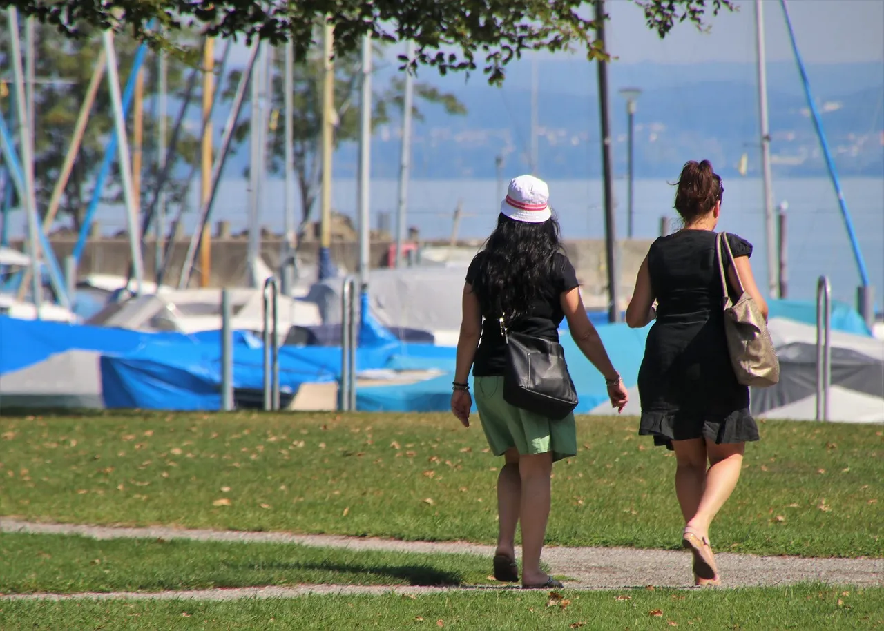 Walking in a spring, two, she — illustrating What Your PhenoAge Score Actually Means