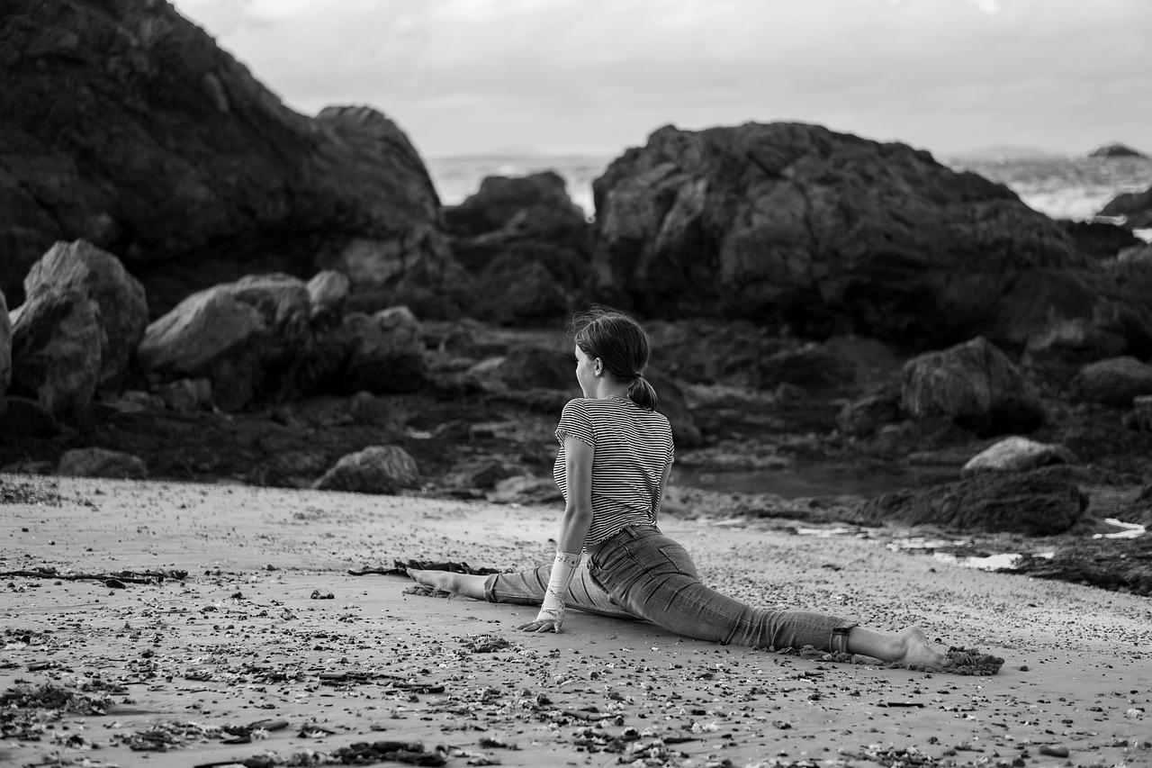 Gymnast, splits, nature — illustrating The Recovery Guide